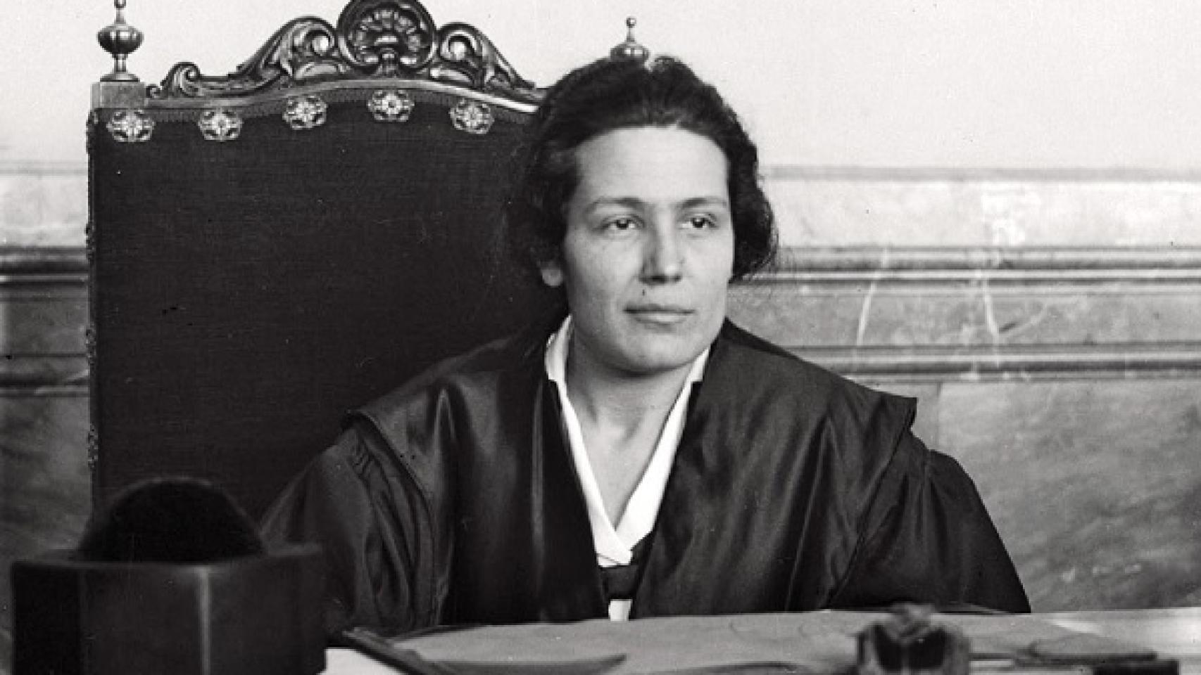 Victoria Kent, la primera abogada de España.