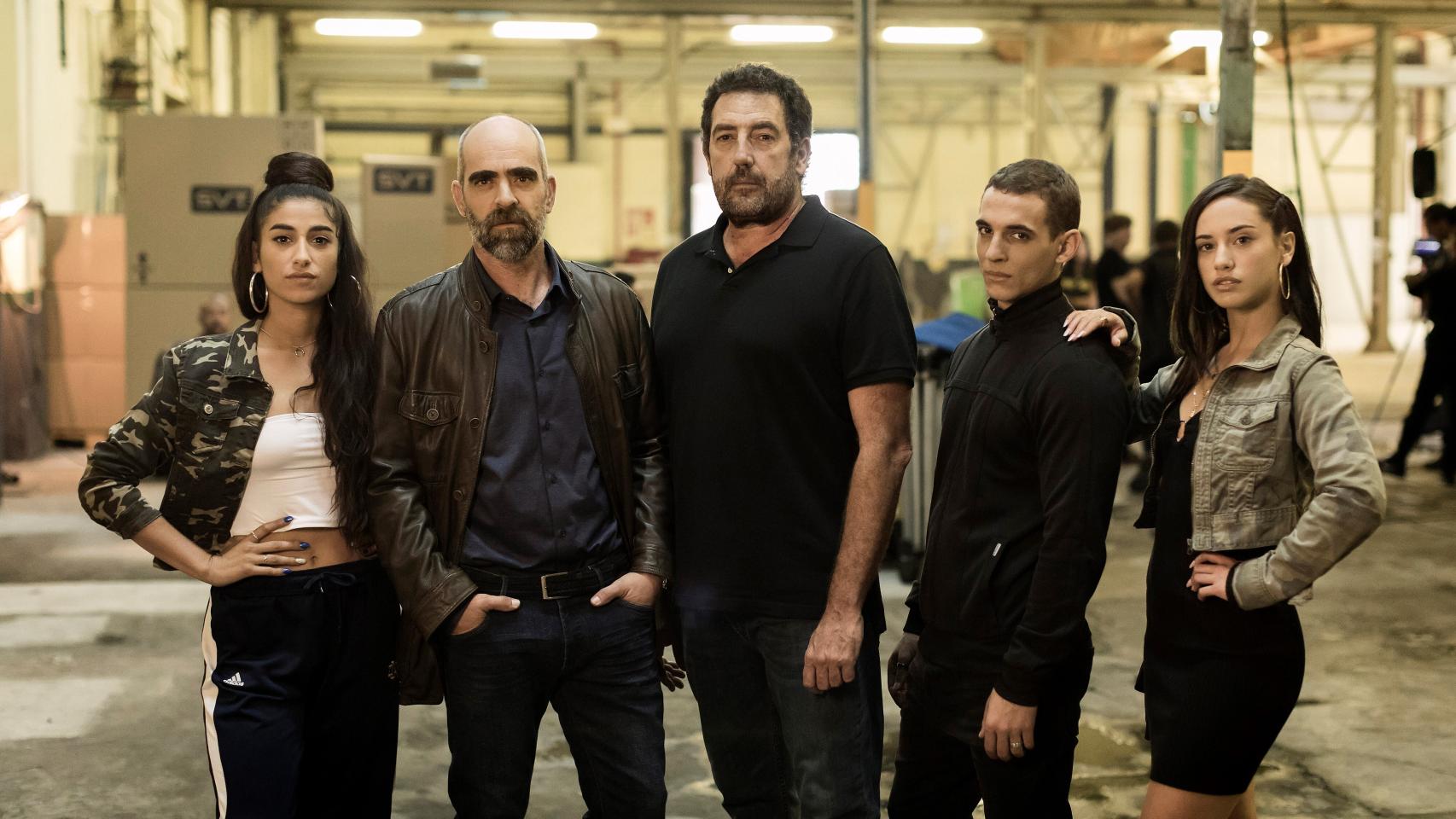 Carolina Yuste, Luis Tosar, Daniel Calparsoro, Miguel Herrán y Asia Ortega