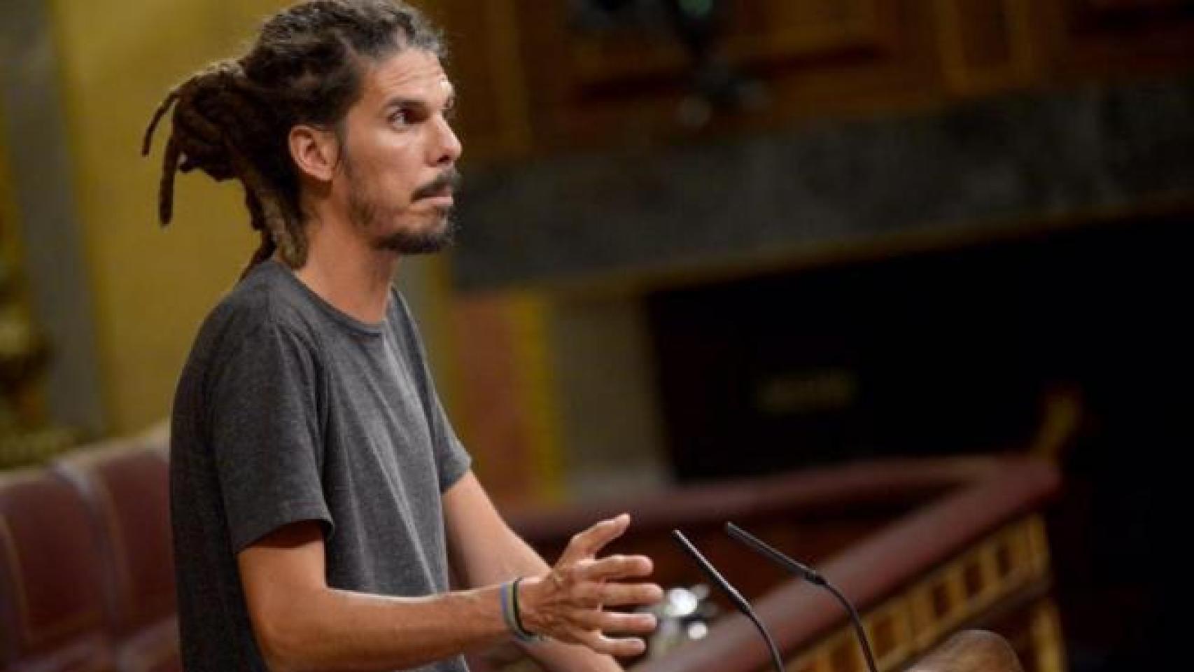 El diputado de Unidas Podemos Alberto Rodríguez. Efe