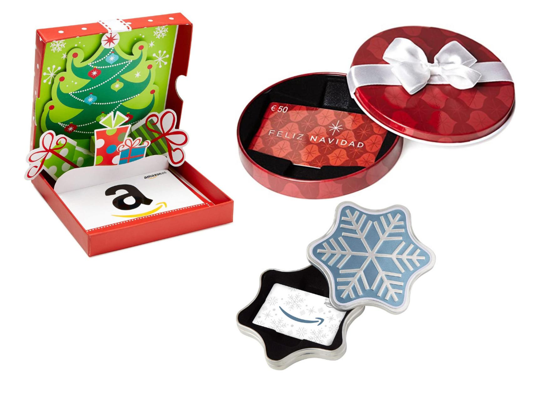 Los Cheques Regalo de Amazon te salvarán si no sabes qué regalar esta Navidad