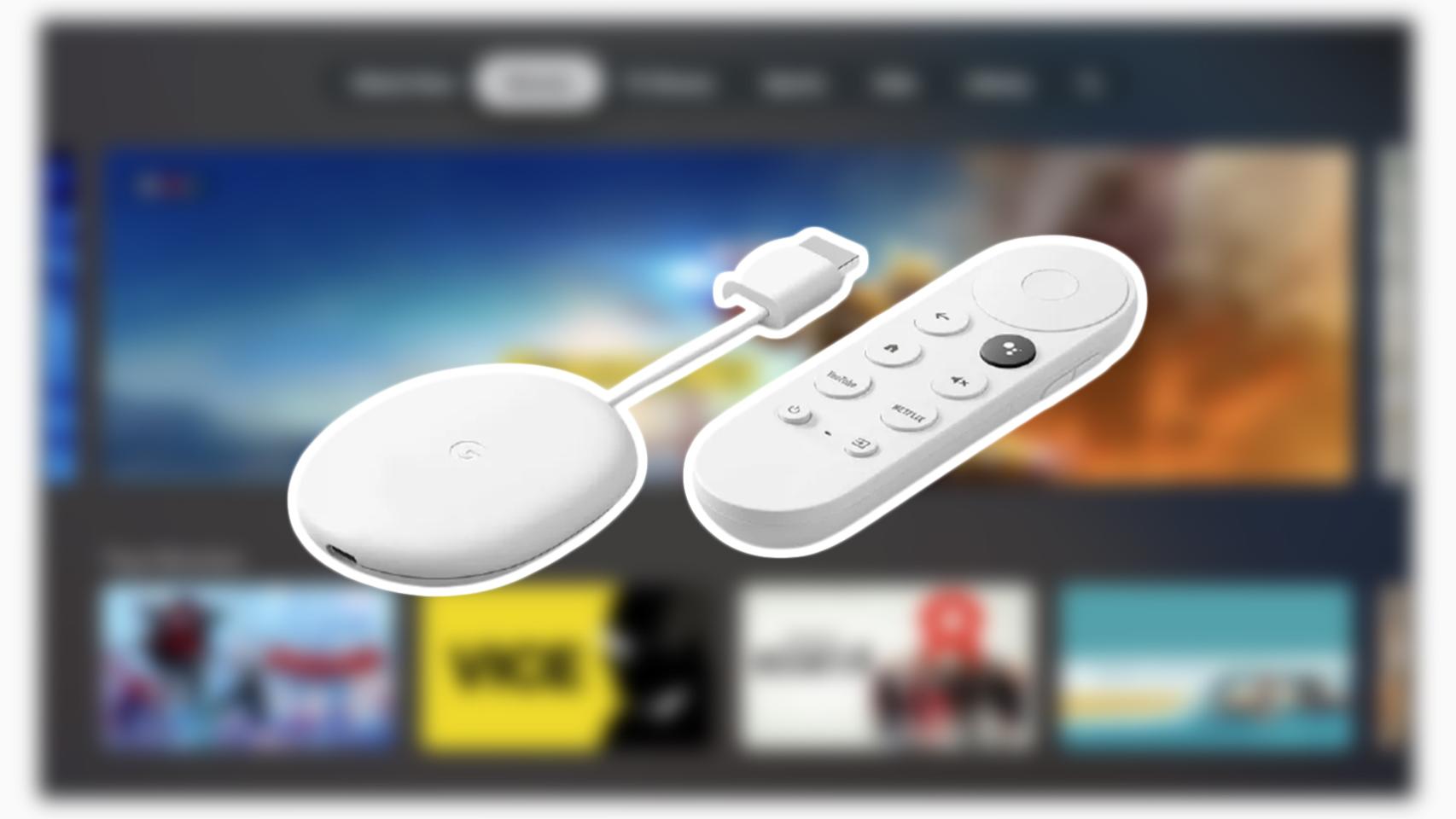 Un Chromecast Google TV.