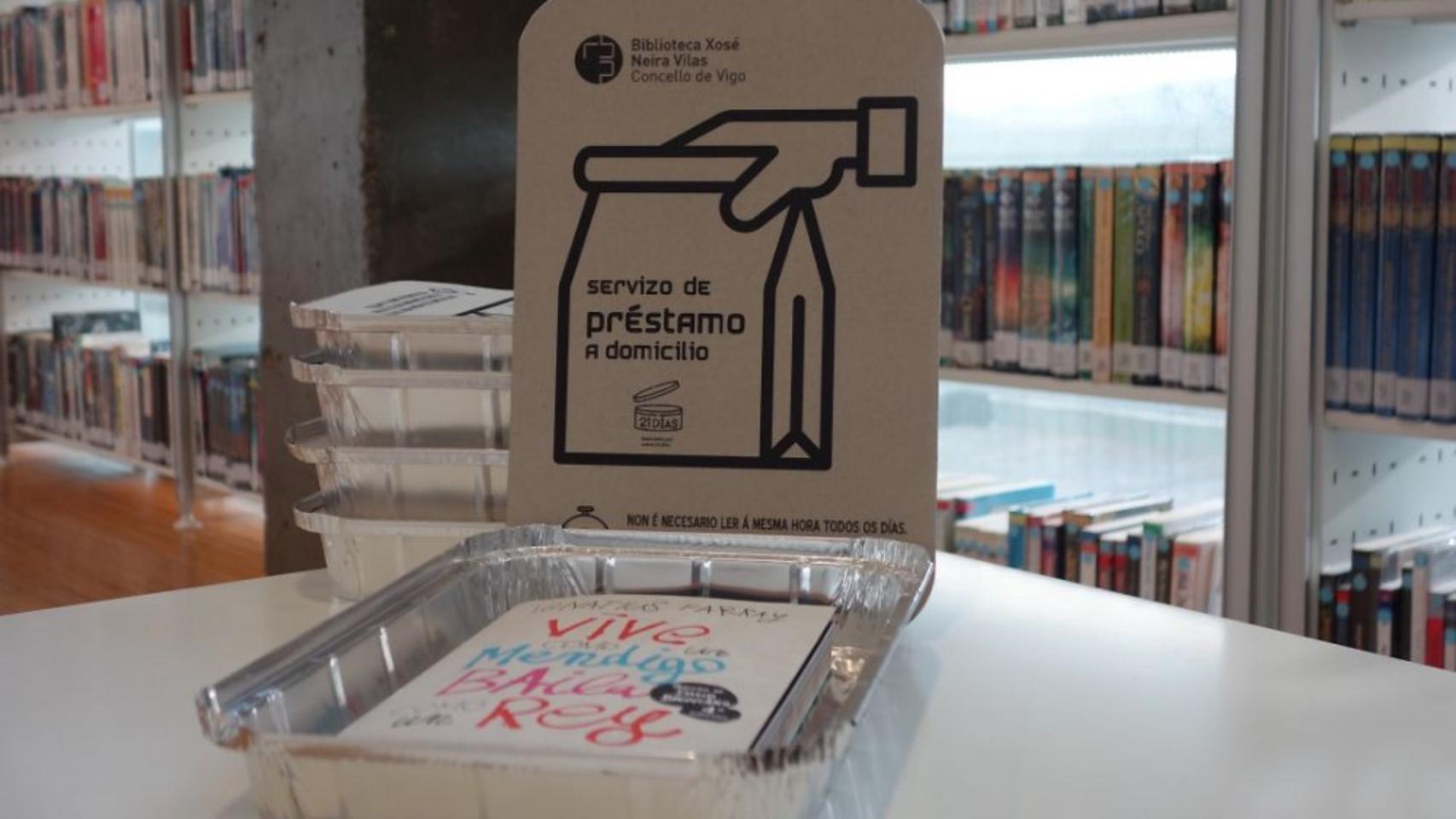 Vigo ha implantado un sistema de préstamos bibliotecarios para los confinados por Covid