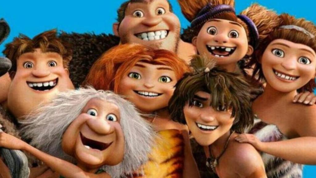 La familia de Los Croods.