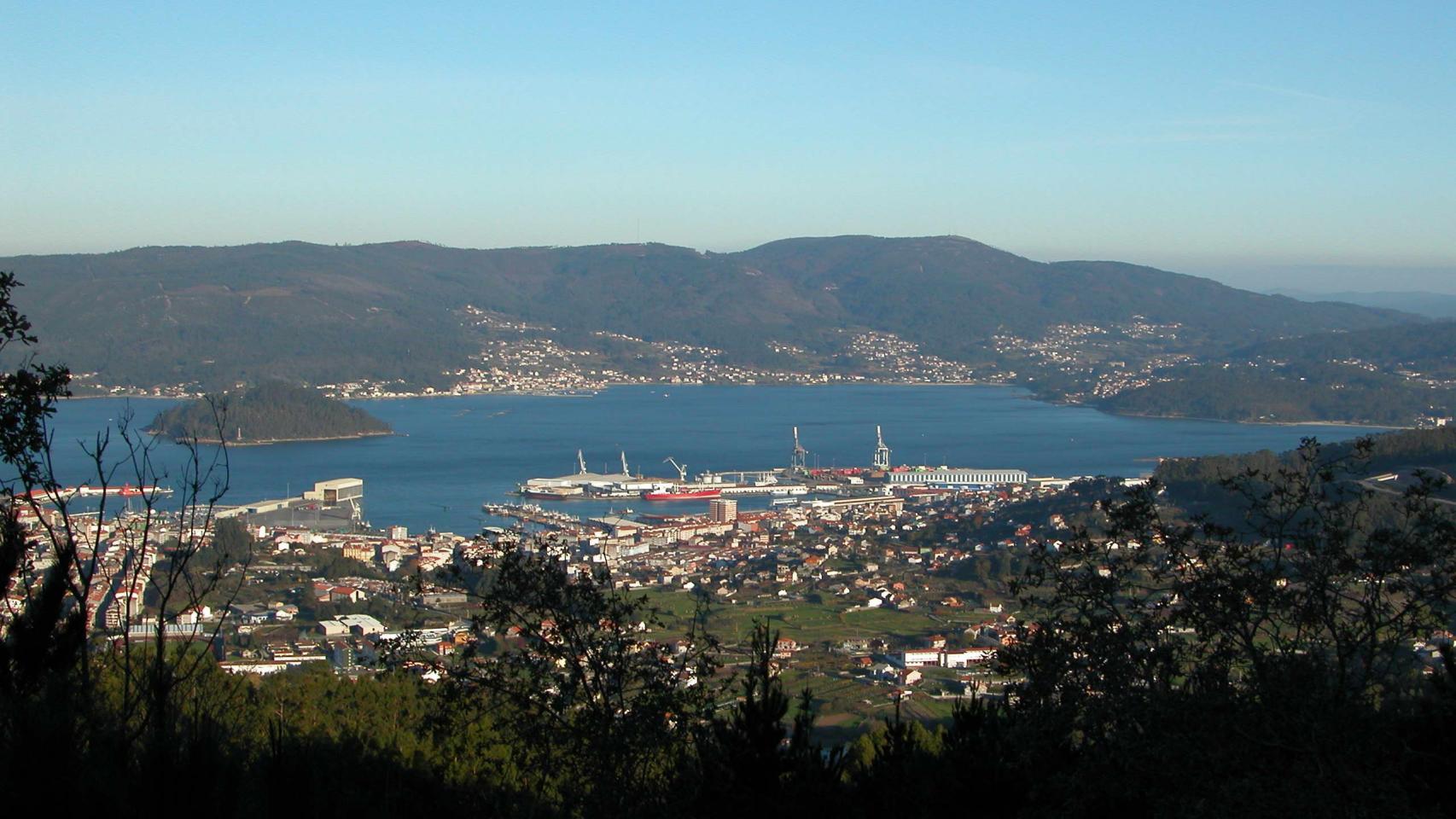 Vista general del Concello de Marín.