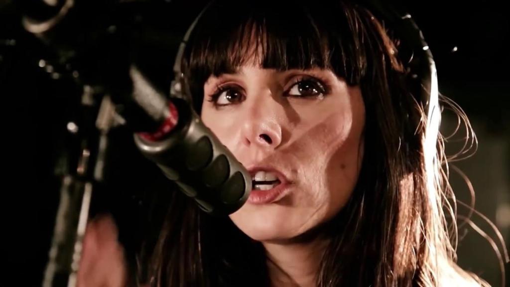 La Mala Rodríguez durante una grabación