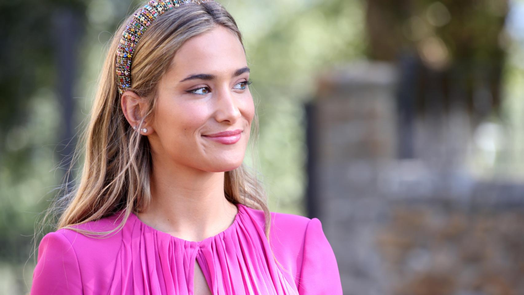 María Pombo, en la boda de su hermana Marta.
