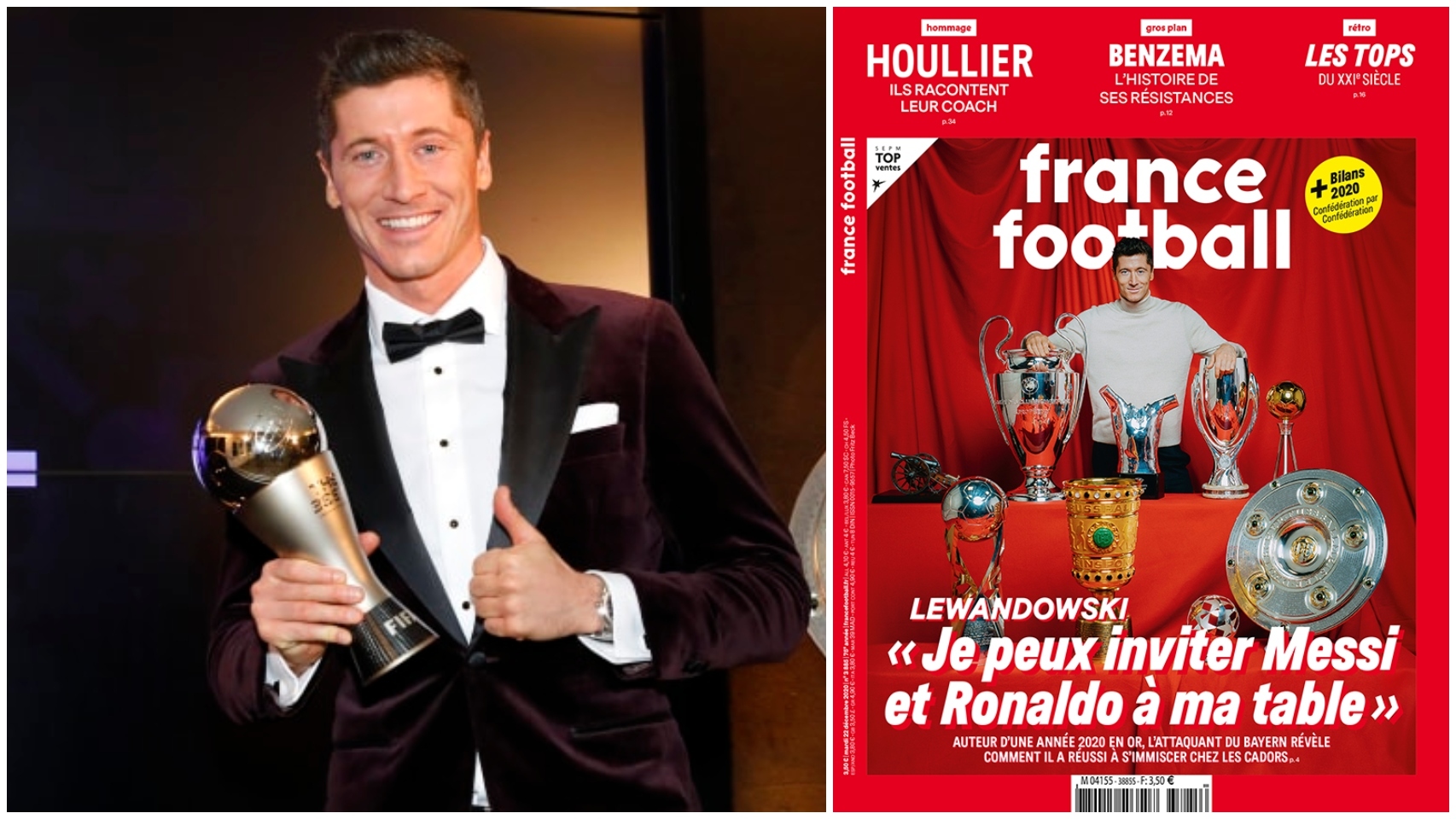 Lewandowski, en France Football