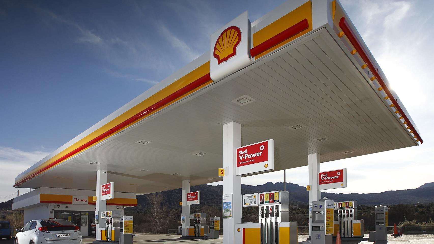 Estación de servicio de Shell.
