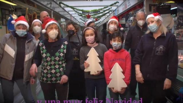 Captura del vídeo de los placeros de la Plaza de Lugo