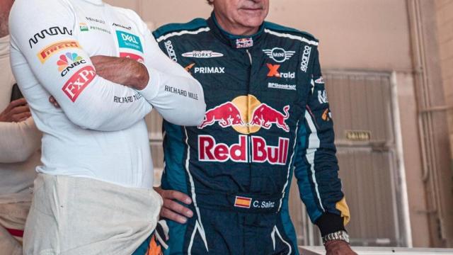 Carlos Sainz padre y Carlos Sainz hijo