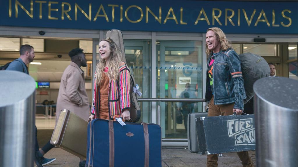 Rachel MacAdams y Will Ferrer en 'Eurovision'.