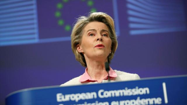La presidenta Ursula von der Leyen.