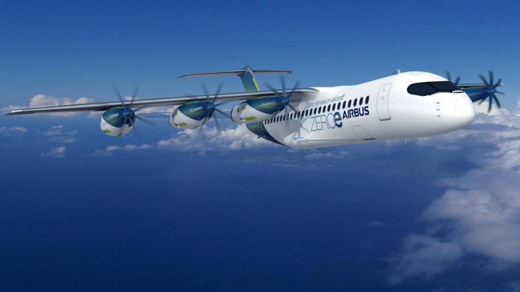 Prototipo de un Airbus a hidrógeno