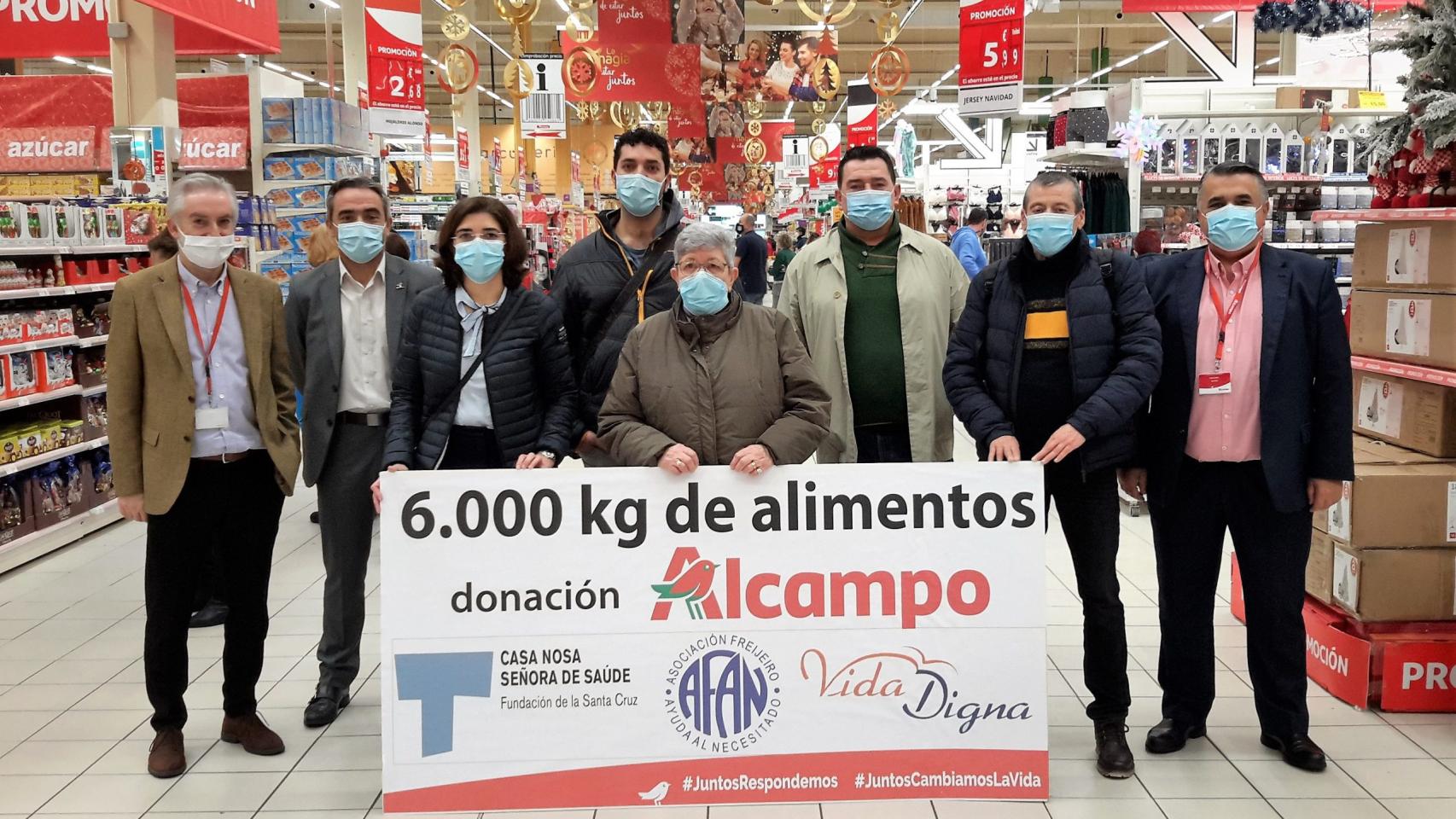 El Alcampo de Vigo dona el importe que anualmente destina a la Cabalgata de Reyes