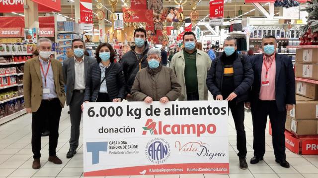 El Alcampo de Vigo dona el importe que anualmente destina a la Cabalgata de Reyes