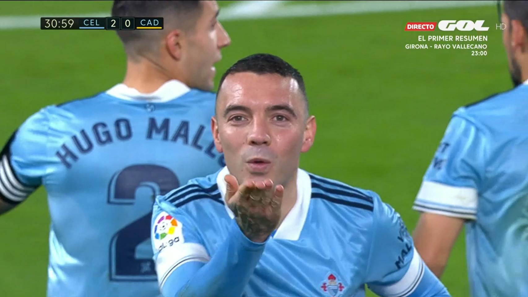 Iago Aspas suma 8 goles y cinco asistencias pese al comienzo irregular del Celta esta temporada