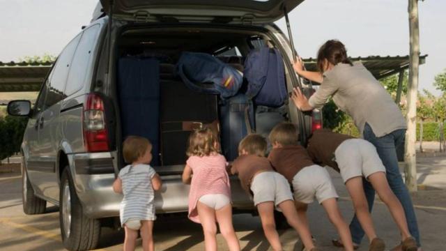 Imagen de una familia numerosa.