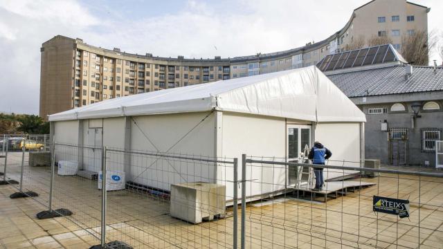 Mercado municipal provisional de Adormideras.