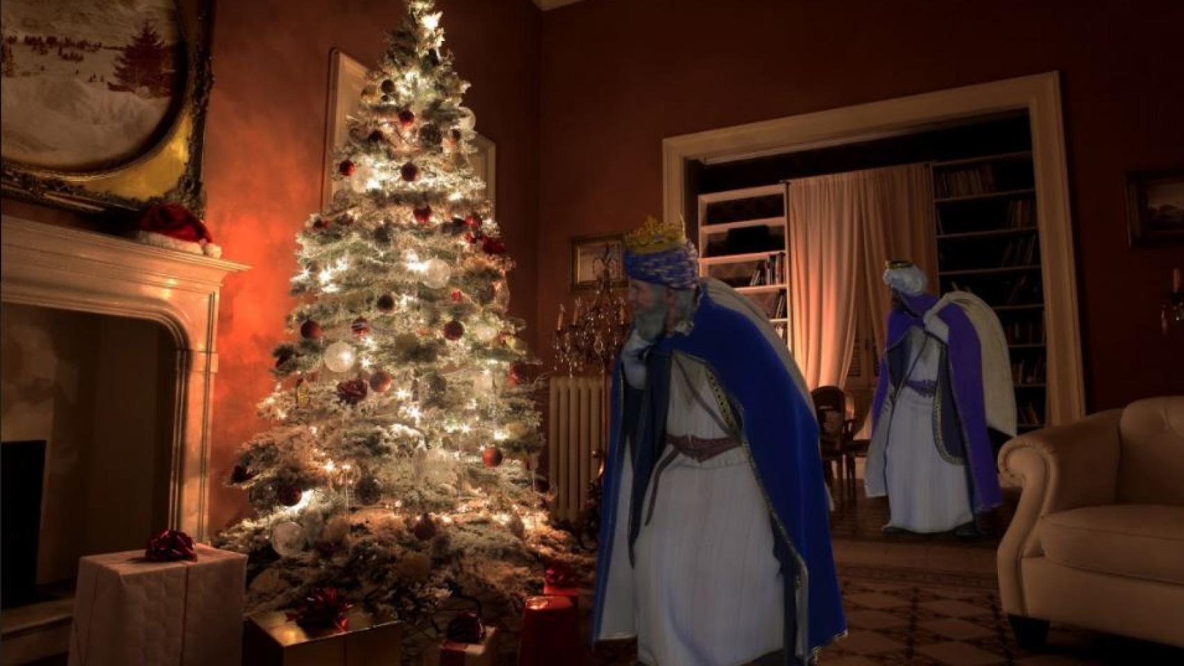 Una de las recreaciones de los Reyes Magos con realidad virtual de Ilusiono.