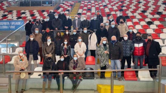 Inauguración de la exposición del Pabellón de Deportes