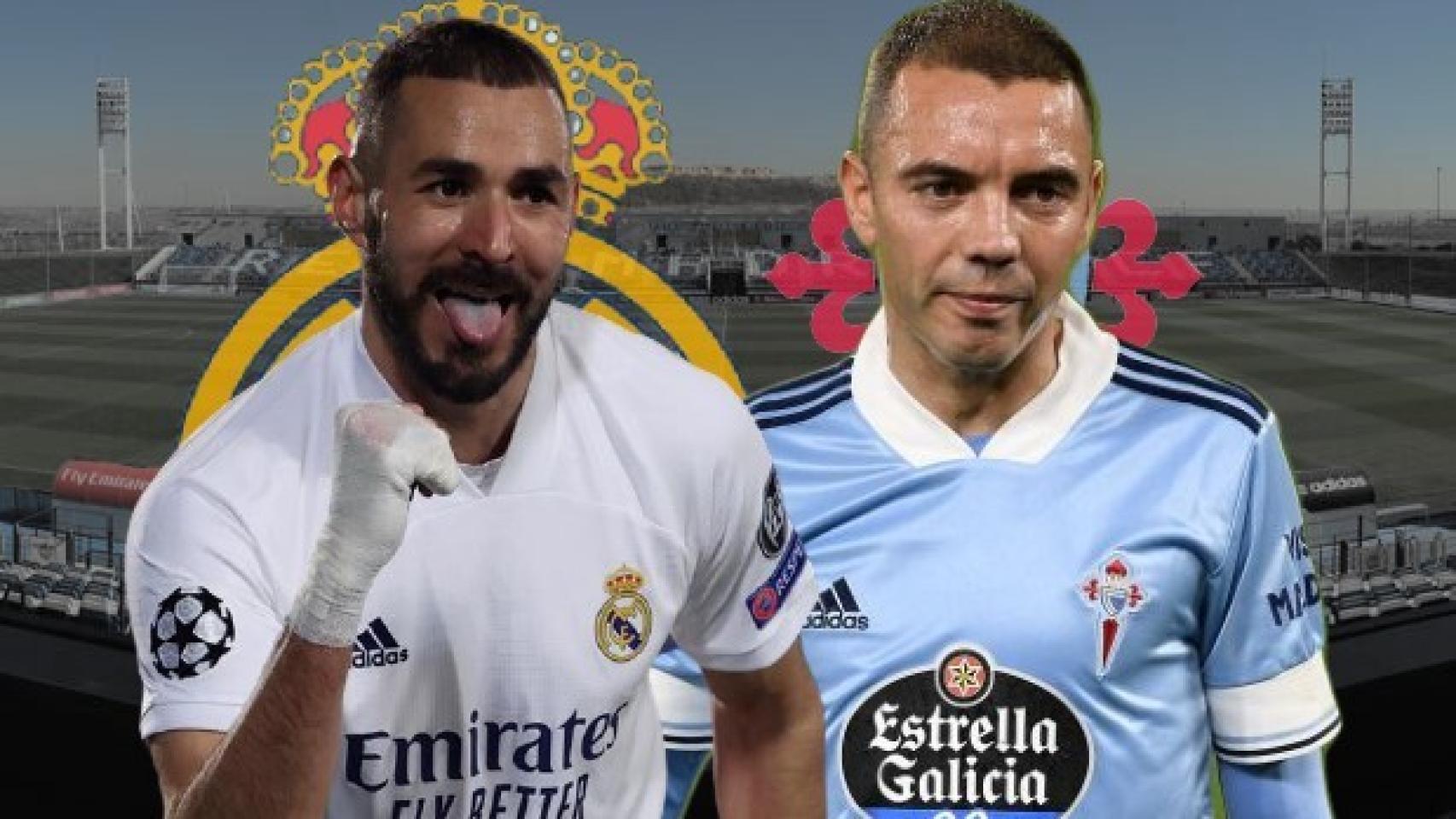 Karim Benzema y Iago Aspas