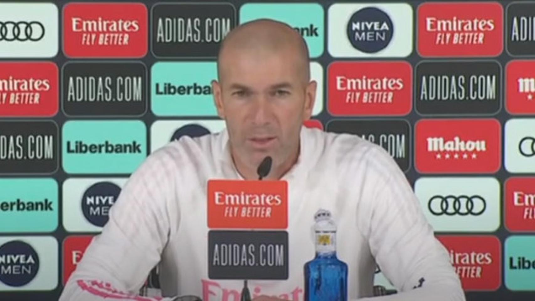 Zidane en rueda de prensa