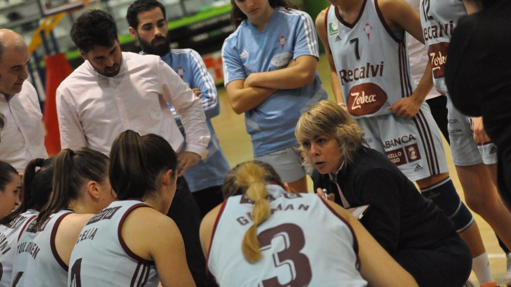 Cristina Cantero suma ocho temporadas al frente del Celta Baloncesto y 18 años en el club.
