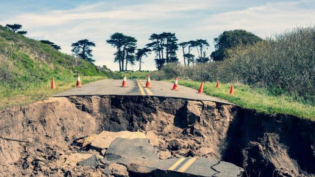 El hundimiento de la superficie del suelo acarreará enormes costes económicos.