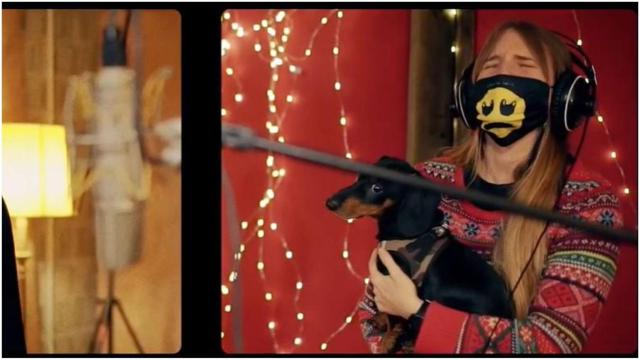 Una parte del videoclip solidario.