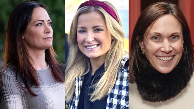 Stephanie Grisham, Sarah Matthews y Anna Cristina Niceta Lloyd.