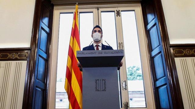 Roger Torrent, presidente del parlamento autonómico catalán.