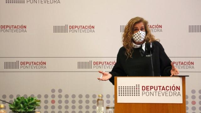 La presidenta de la Diputación de Pontevedra, Carmela Silva