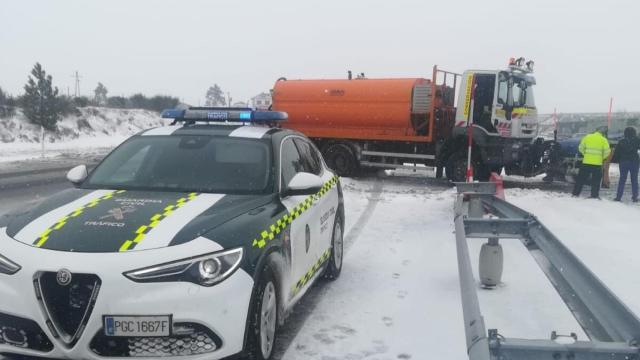 Zamora a 66 cubo del vino 9 enero nieve
