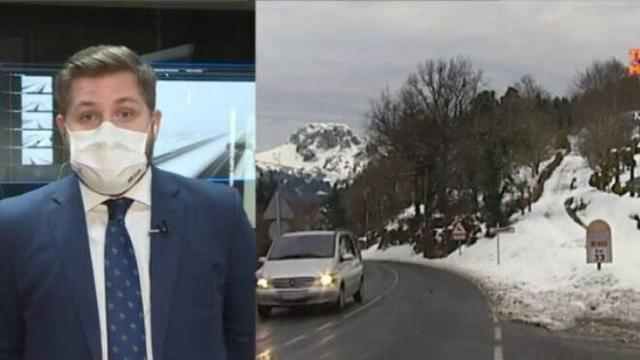 Nacho Hernando en un programa de una televisión nacional