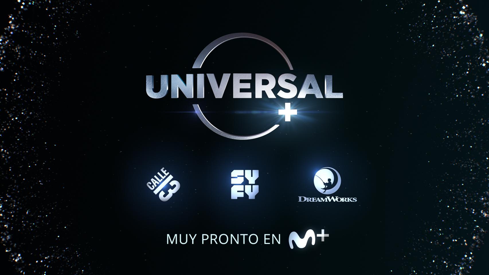Universal + se podrá ver dentro de Movistar+.