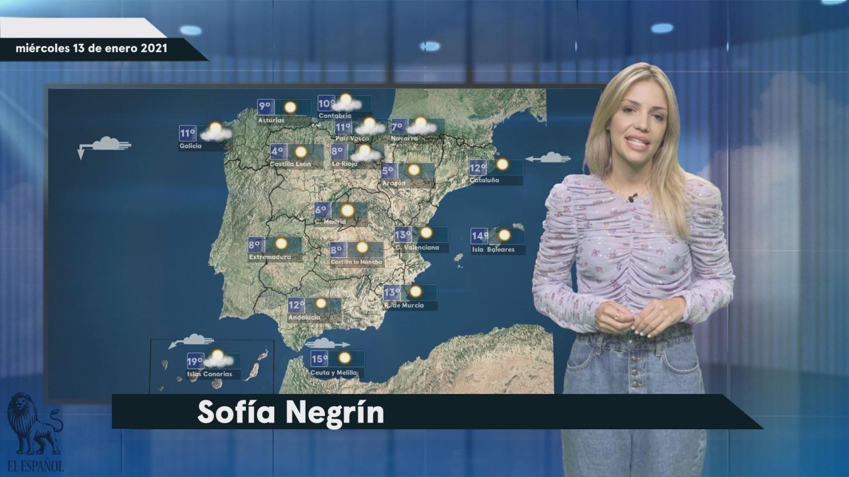 Pronóstico para el miércoles 13 de enero.