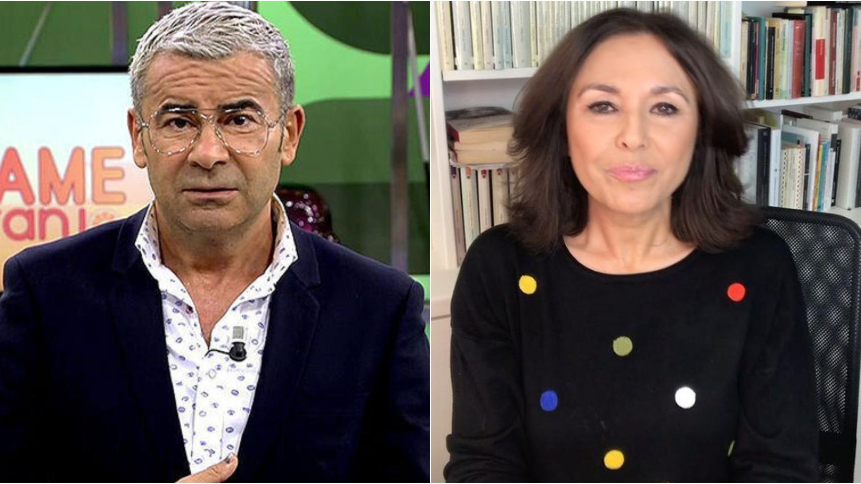 Jorge Javier Vázquez e Isabel Gemio en montaje de BLUPER.