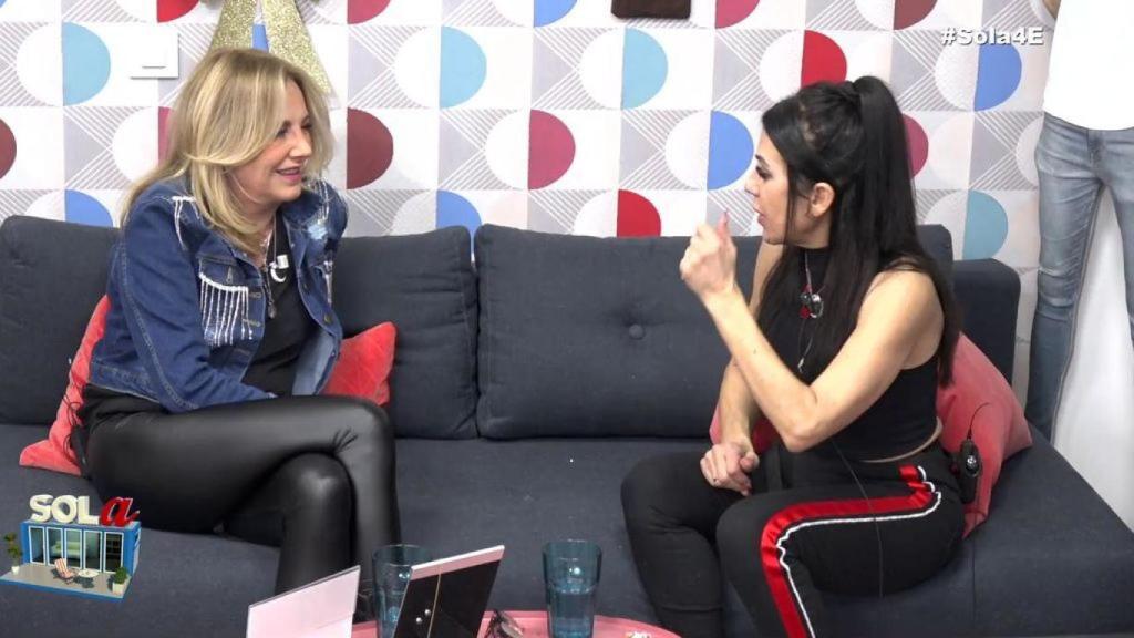 Belén Rodríguez y Mayte Galdeano en 'Sola'