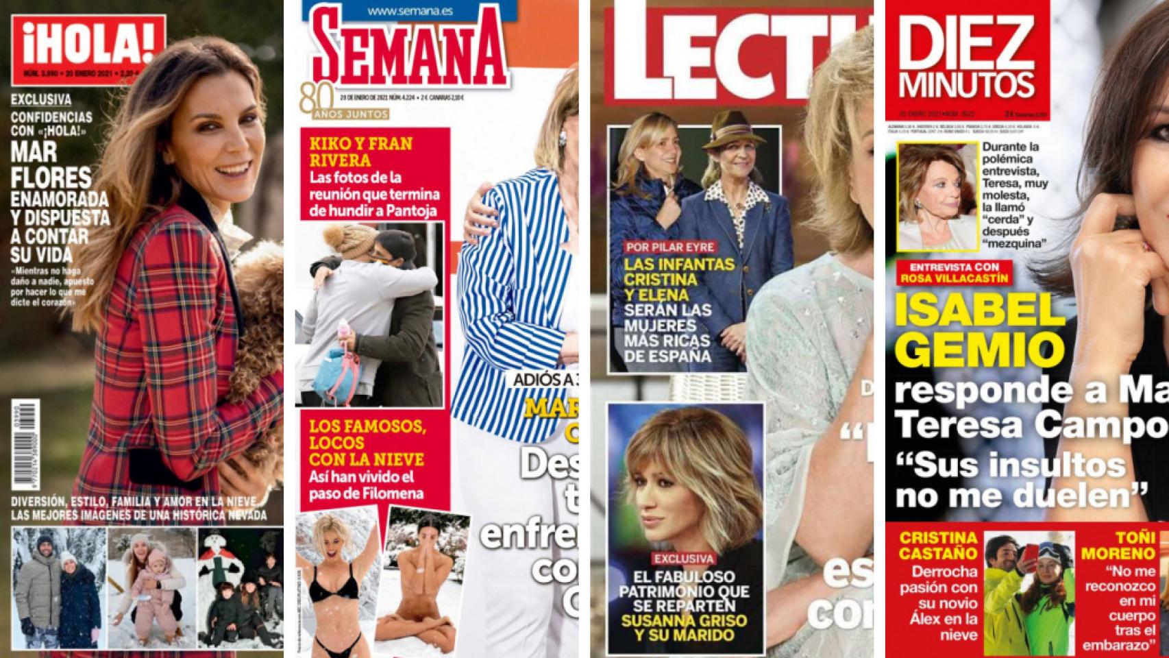 Estas son las revistas de este miércoles.