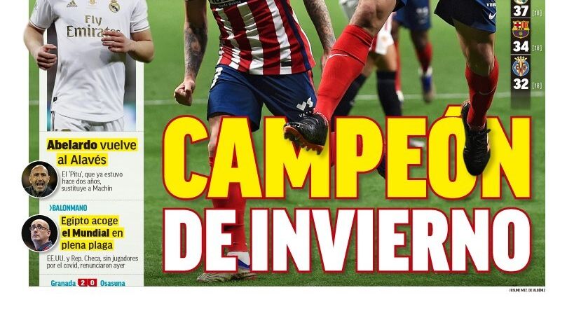 Portada MARCA (13/01/21)