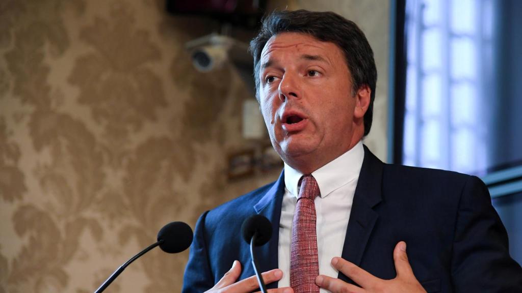 Matteo Renzi,  ex primer ministro de Italia
