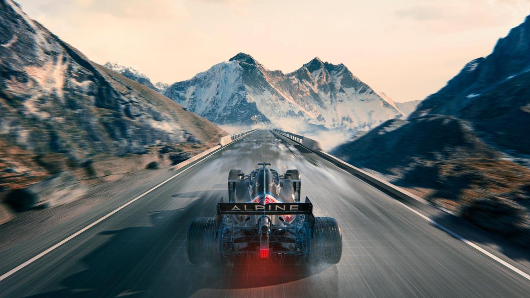 El nuevo Alpine F1 de Fernando Alonso, en su primer diseño