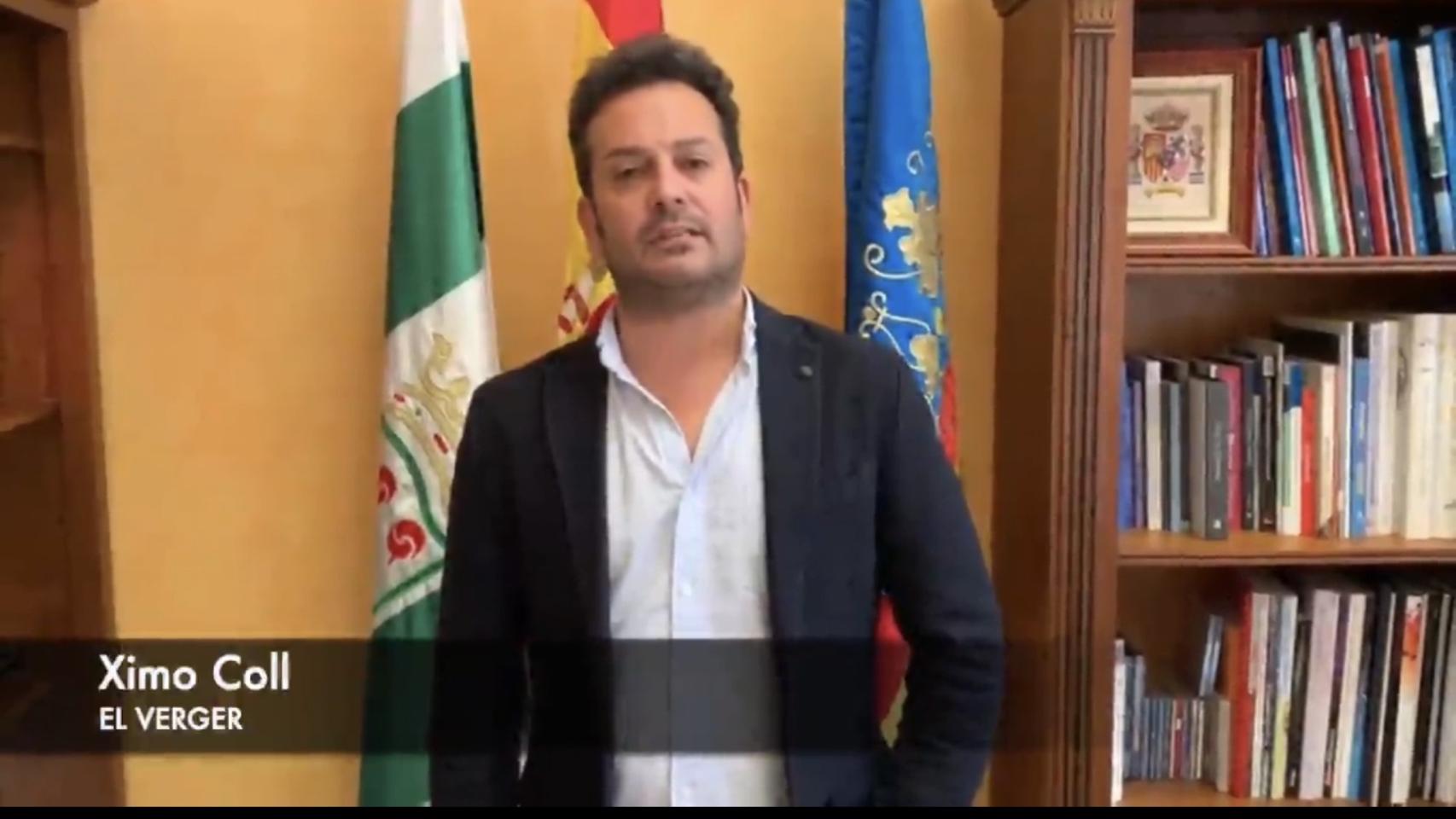 Ximo Coll, alcalde socialista de El Verger (Alicante).
