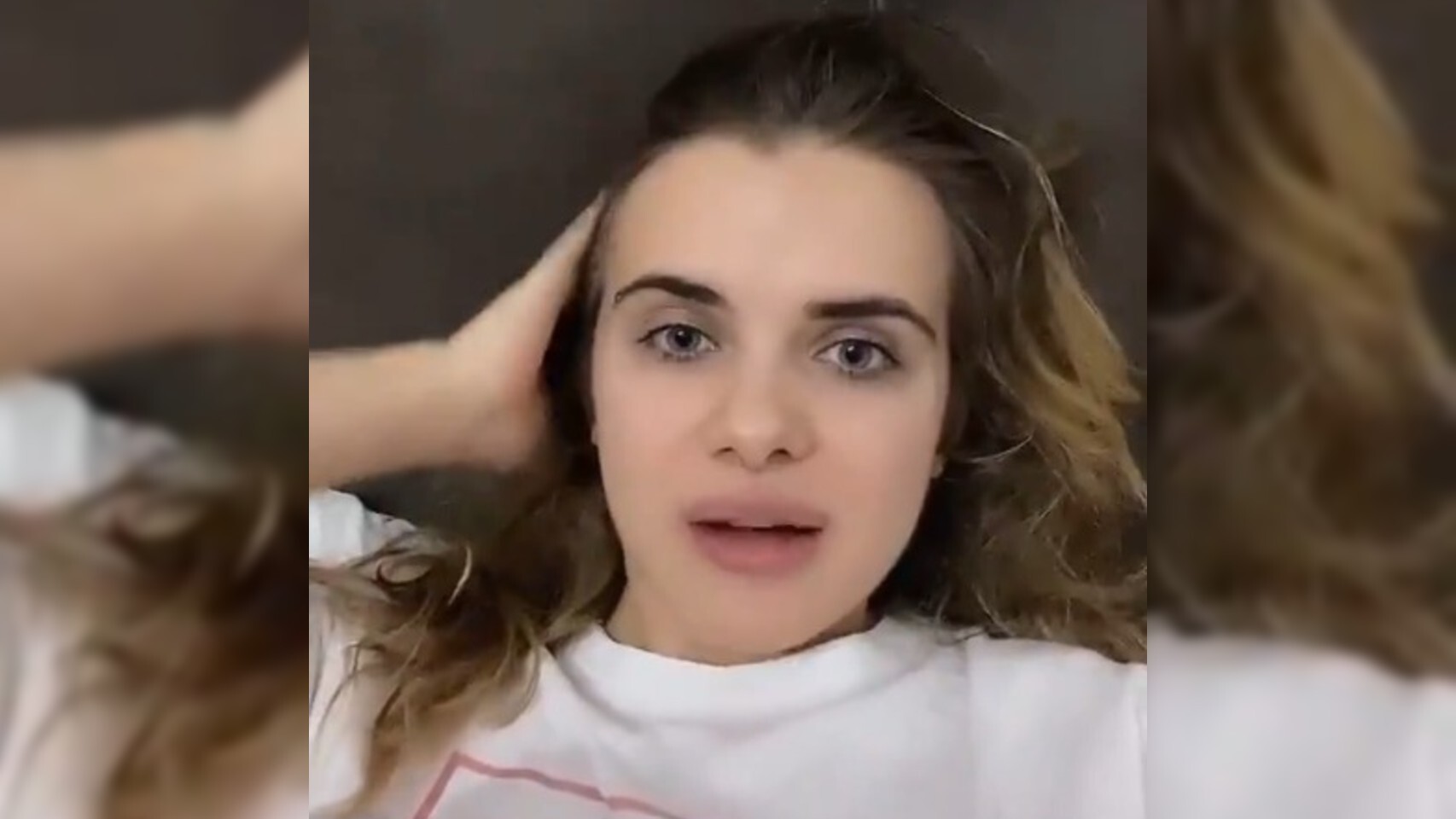 Marina Yers, la 'influencer' negacionista de la Covid, en su vídeo.