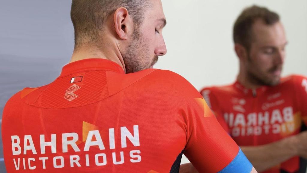 Sonny Colbrelli, con el maillot del Team Bahrain Victorious