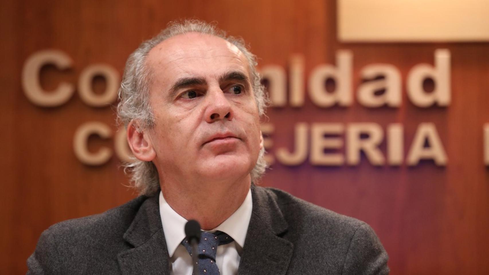 El consejero de Sanidad de la Comunidad de Madrid, Enrique Ruiz-Escudero. Efe