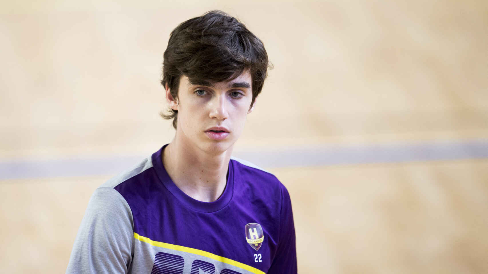 Pablo Urdangarin, durante un juego deportivo en Francia.
