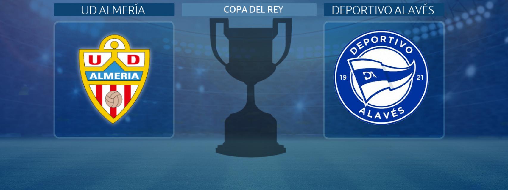 Almería - Deportivo Alavés, partido de la Copa del Rey