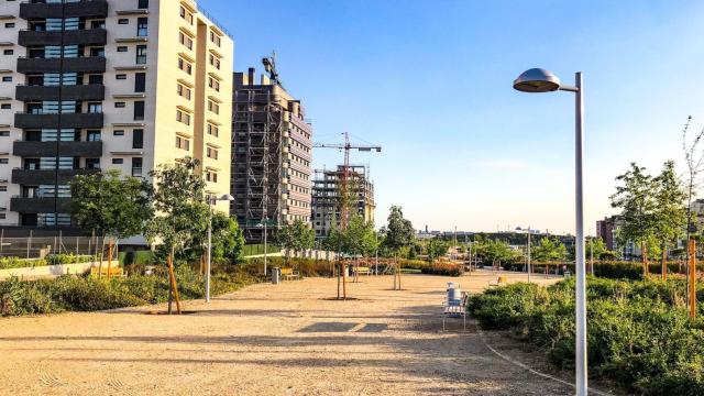 Imagen del nuevo barrio de El Cañaveral, en el distrito de Vicálvaro (Madrid).