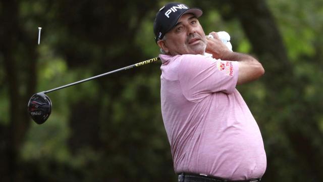 El ‘Pato’ Cabrera en un torneo